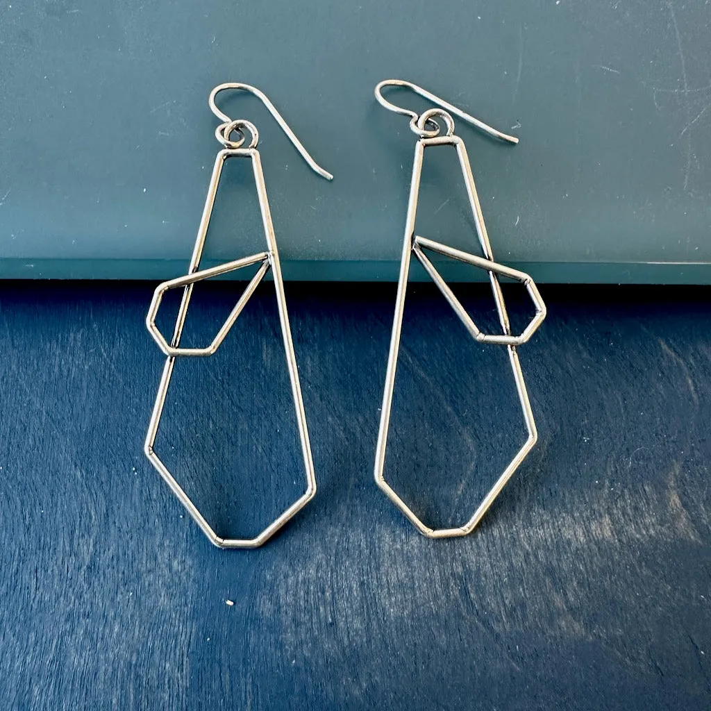 Layered Polygon Earrings