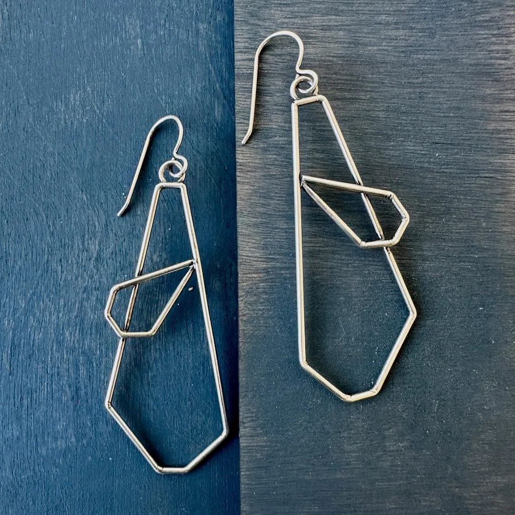 Layered Polygon Earrings