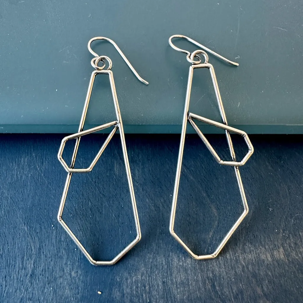 Layered Polygon Earrings