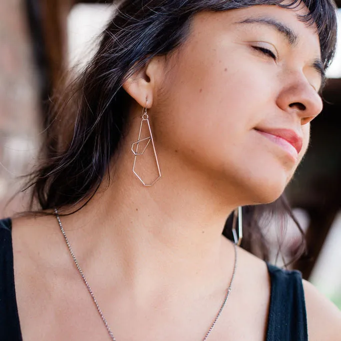 Layered Polygon Earrings