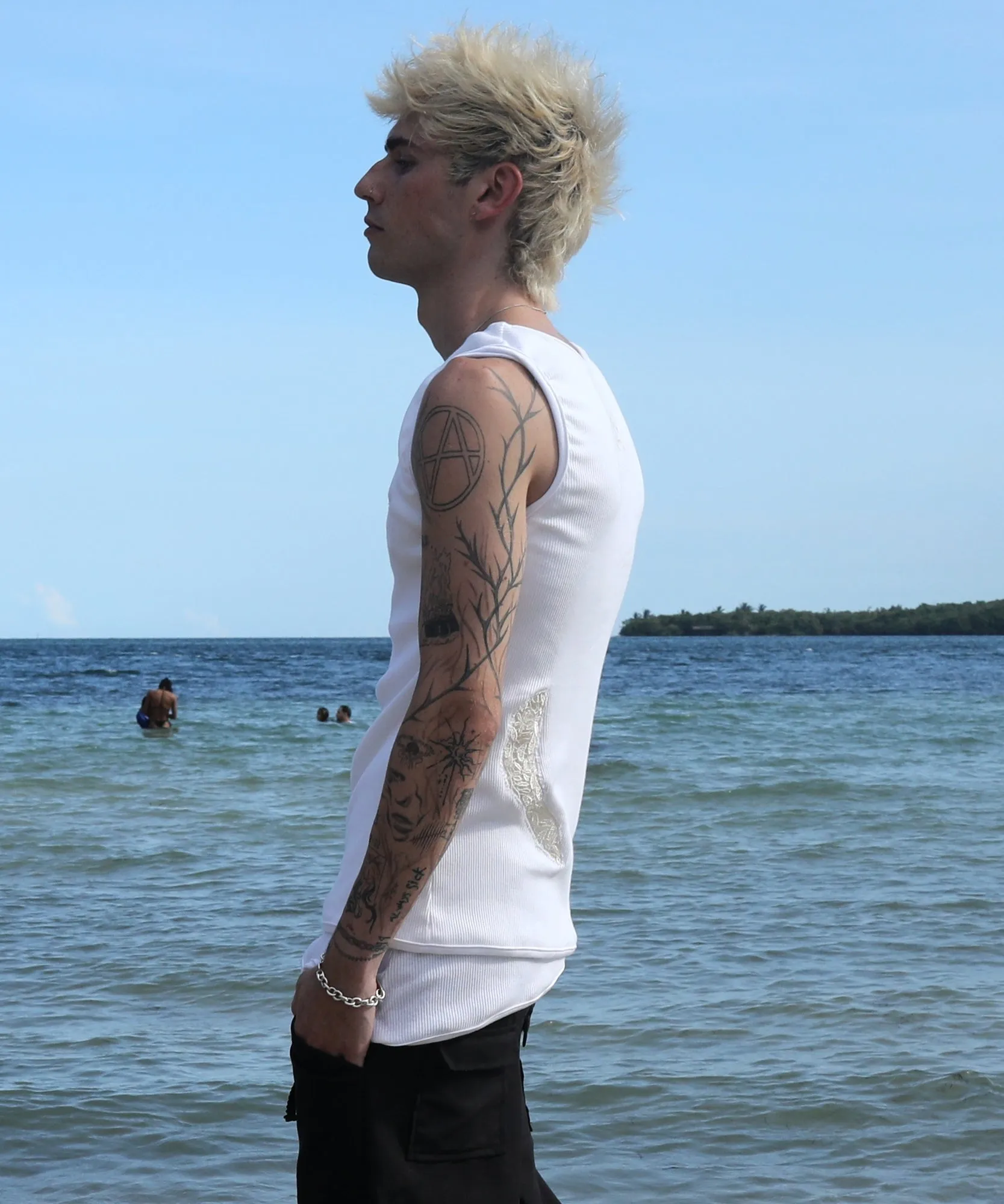 LAYERED TANK, RIBBED COTTON