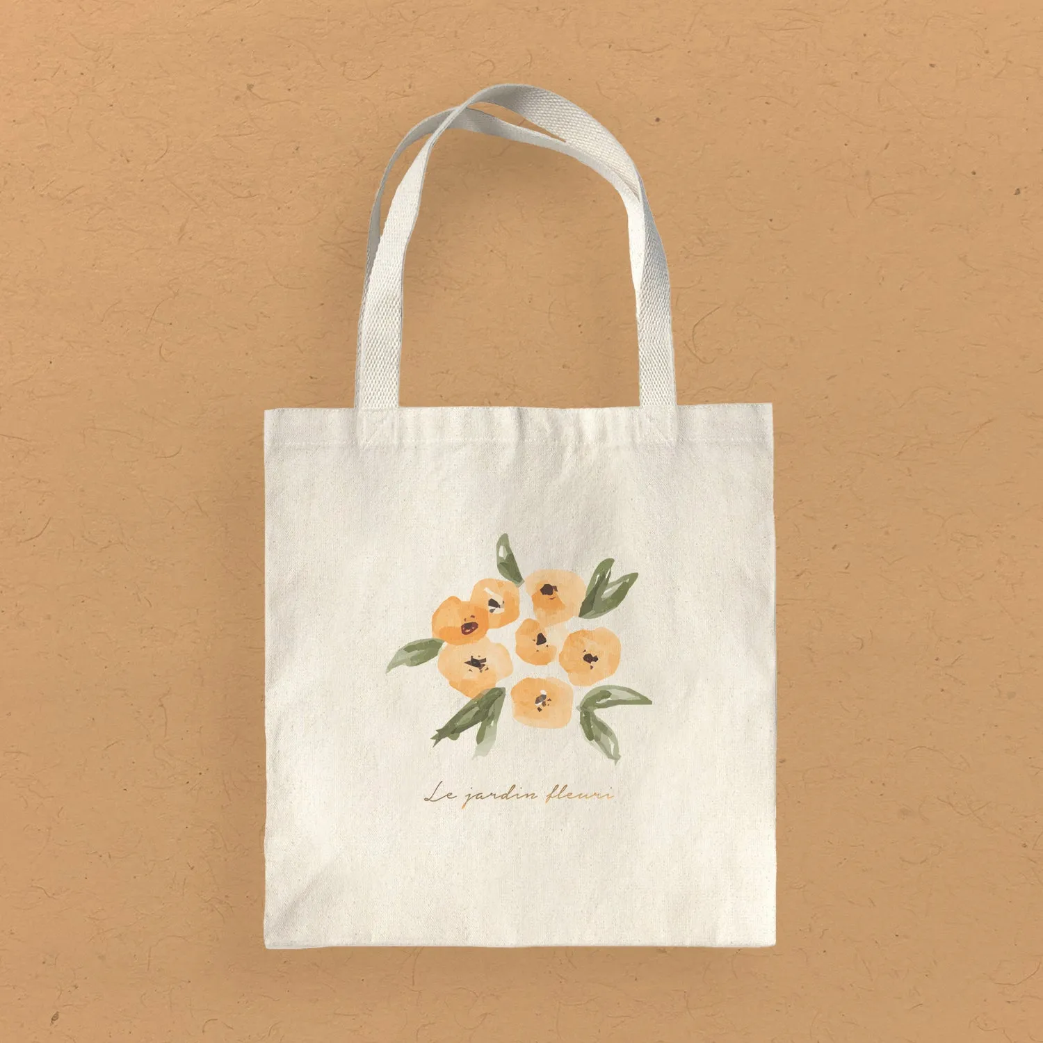 Le Jardin Fleuri Yellow - Spring Canvas Tote Bag