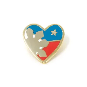 Le Petit Elefant: Philippine Heart Gold Limited Edition Enamel Pin