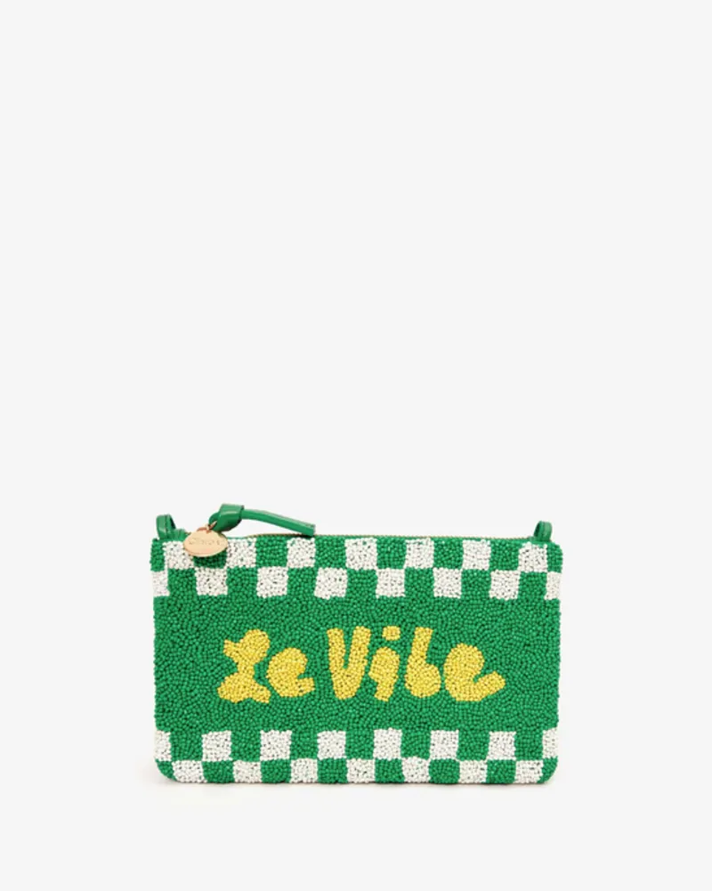 Le Vibe - hand beaded clutch