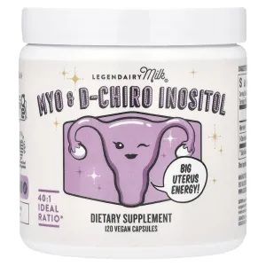 Legendairy Milk - Myo & D-Chiro Inositol, 120 Vegan Capsules
