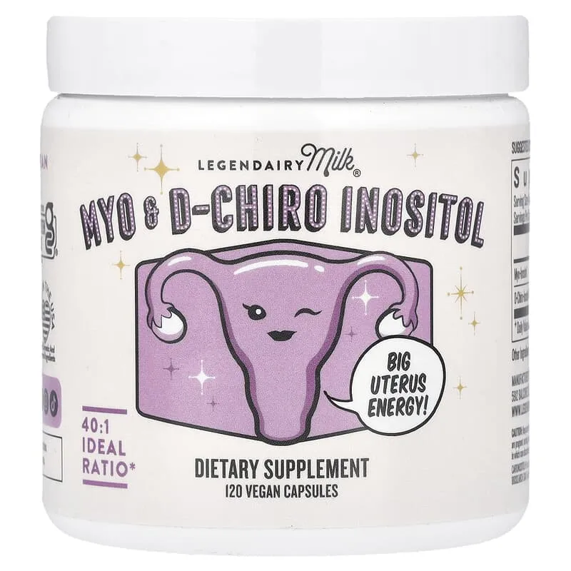Legendairy Milk - Myo & D-Chiro Inositol, 120 Vegan Capsules