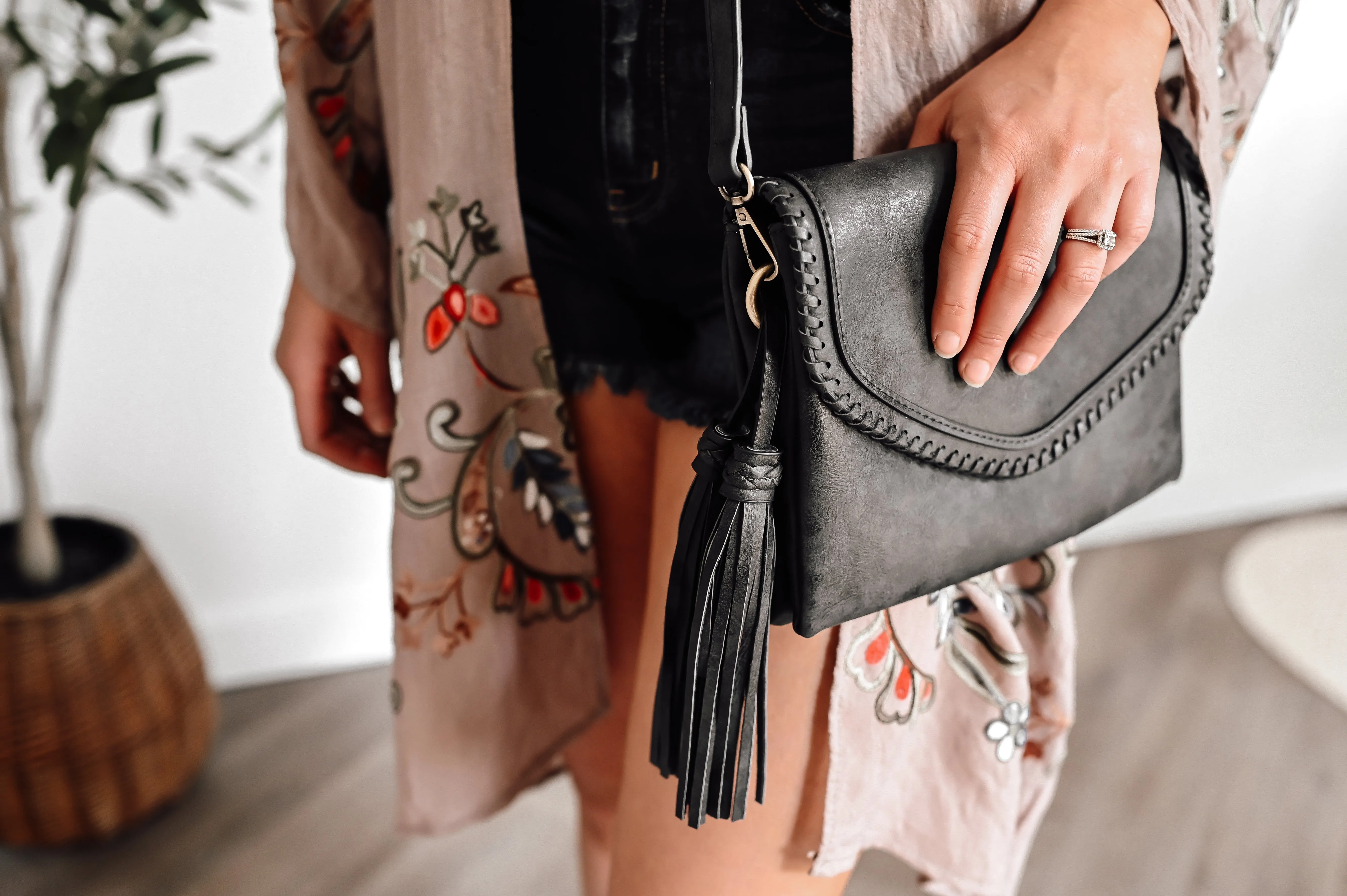 Lennox Crossbody - Charcoal *FINAL SALE*