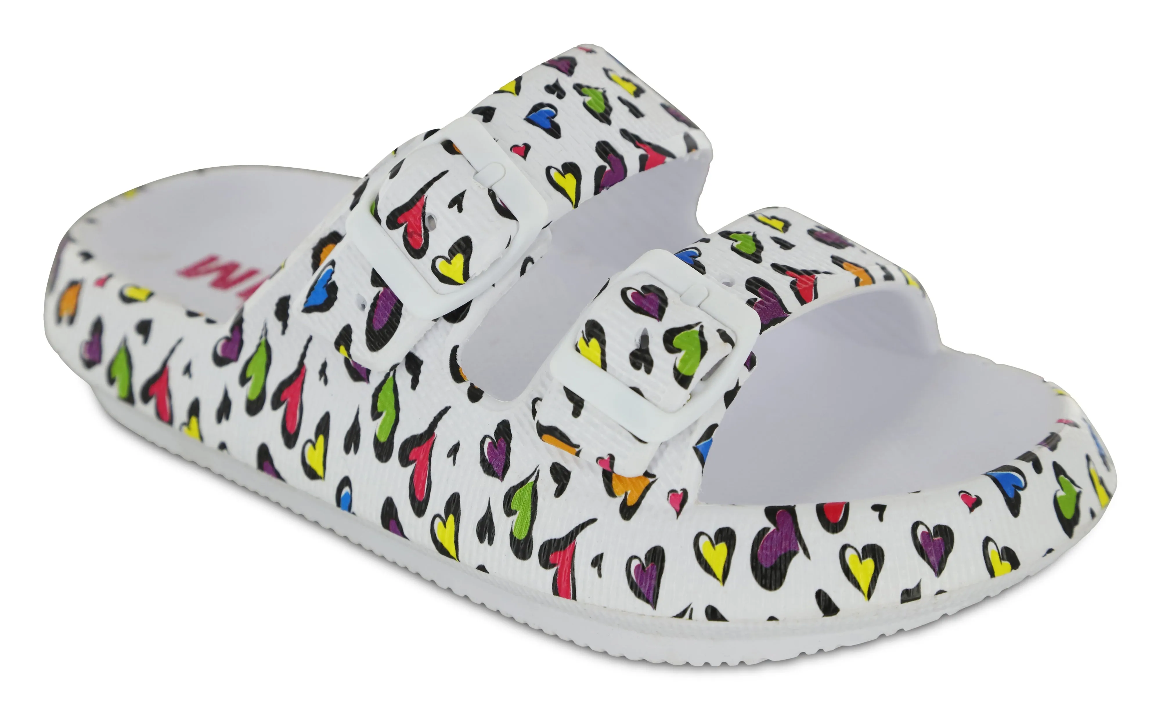 LIBBIE - White multi heart