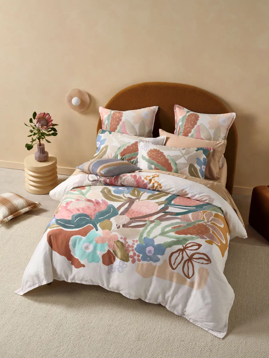 LINEN HOUSE MAEVE | CLAY QUILT COVER