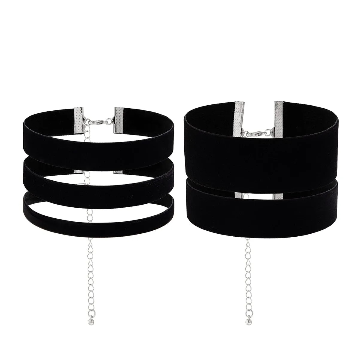 Lolita Layered Velvet Choker Necklace Set