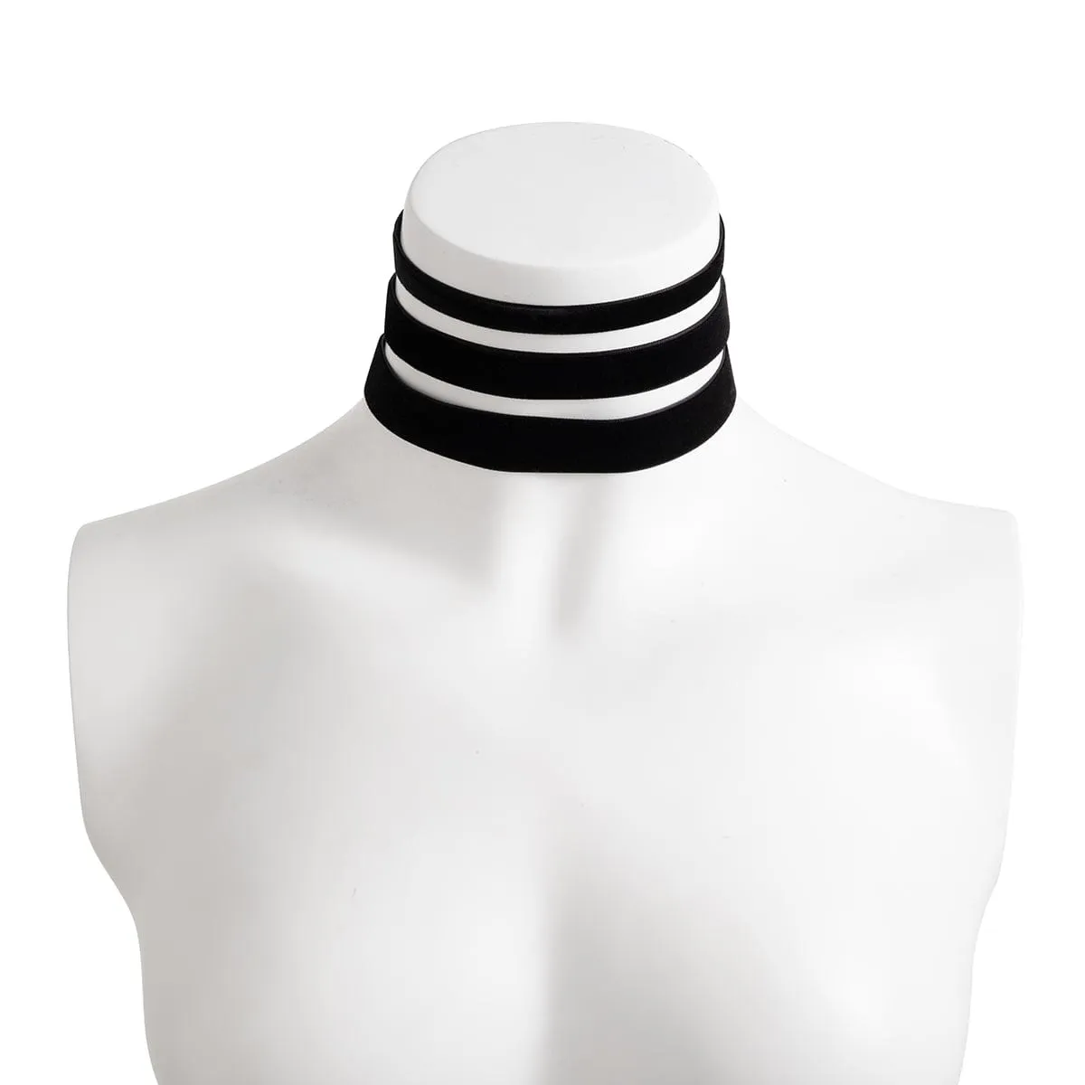 Lolita Layered Velvet Choker Necklace Set