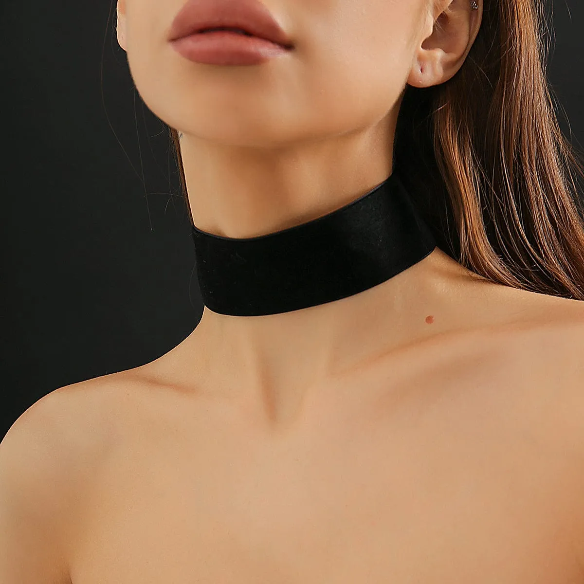 Lolita Layered Velvet Choker Necklace Set