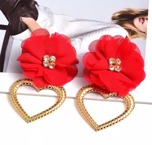 LOTUS STATEMENT EARRINGS