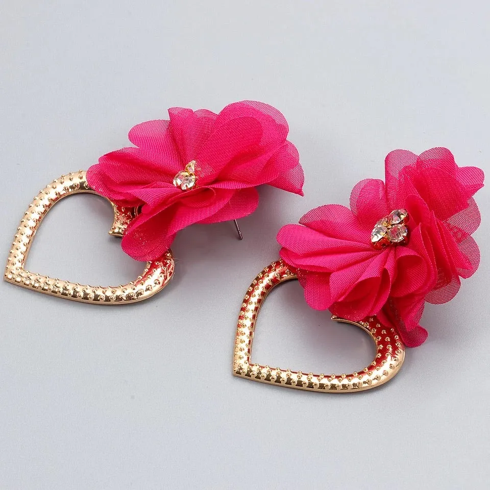 LOTUS STATEMENT EARRINGS