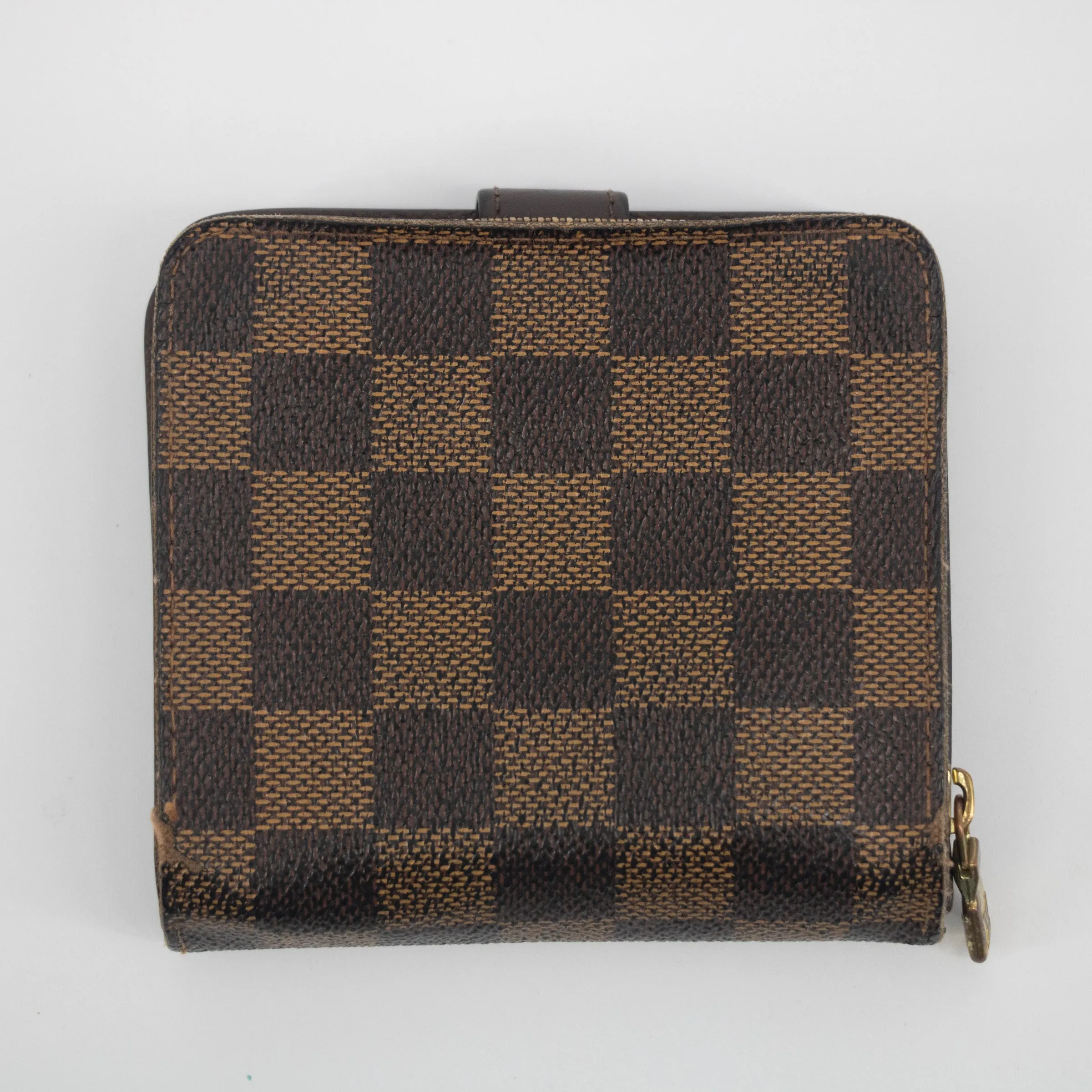 Louis Vuitton Damier Ebene Compact Wallet #2143