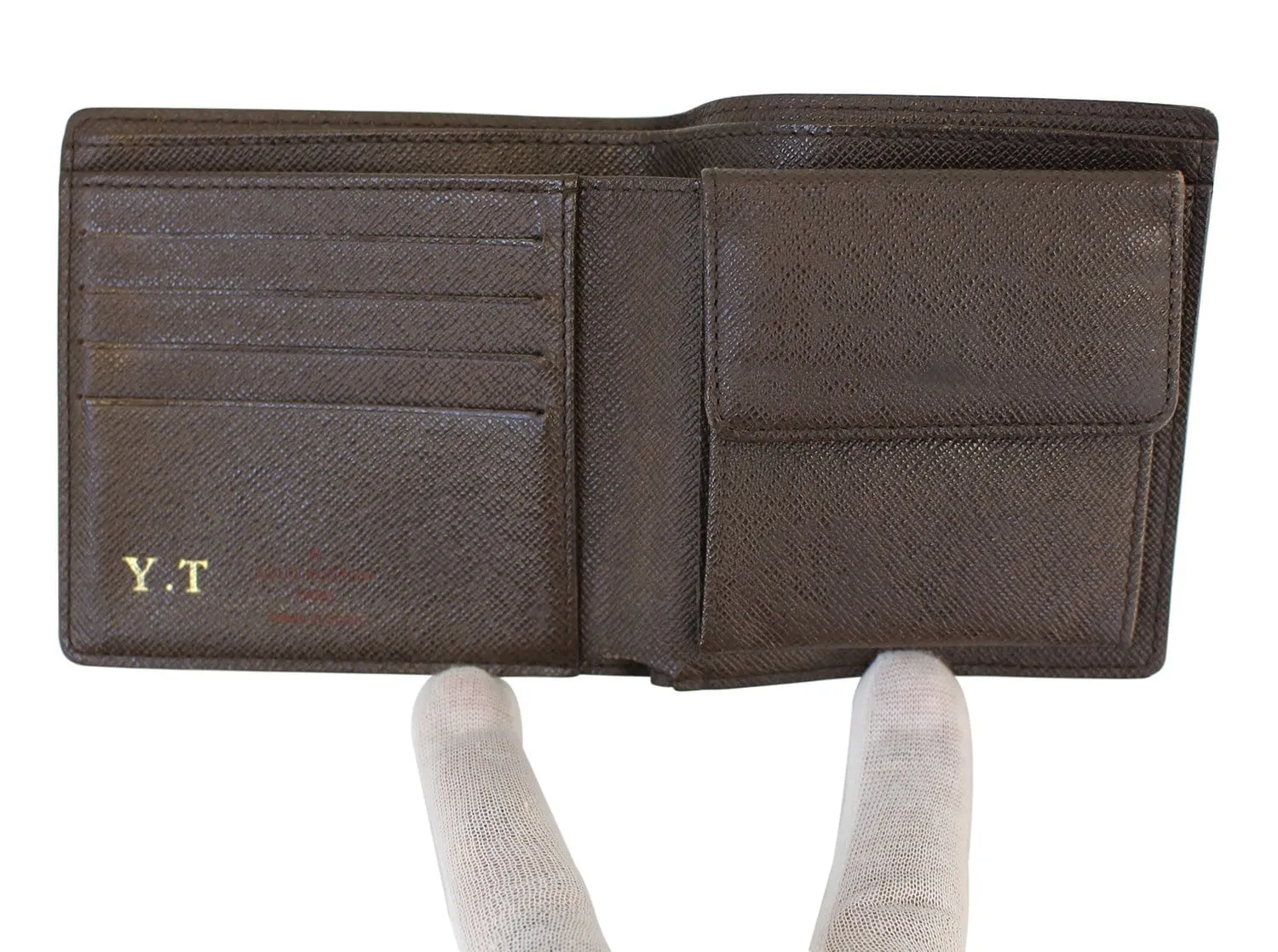 LOUIS VUITTON Damier Ebene Marco Bifold Wallet