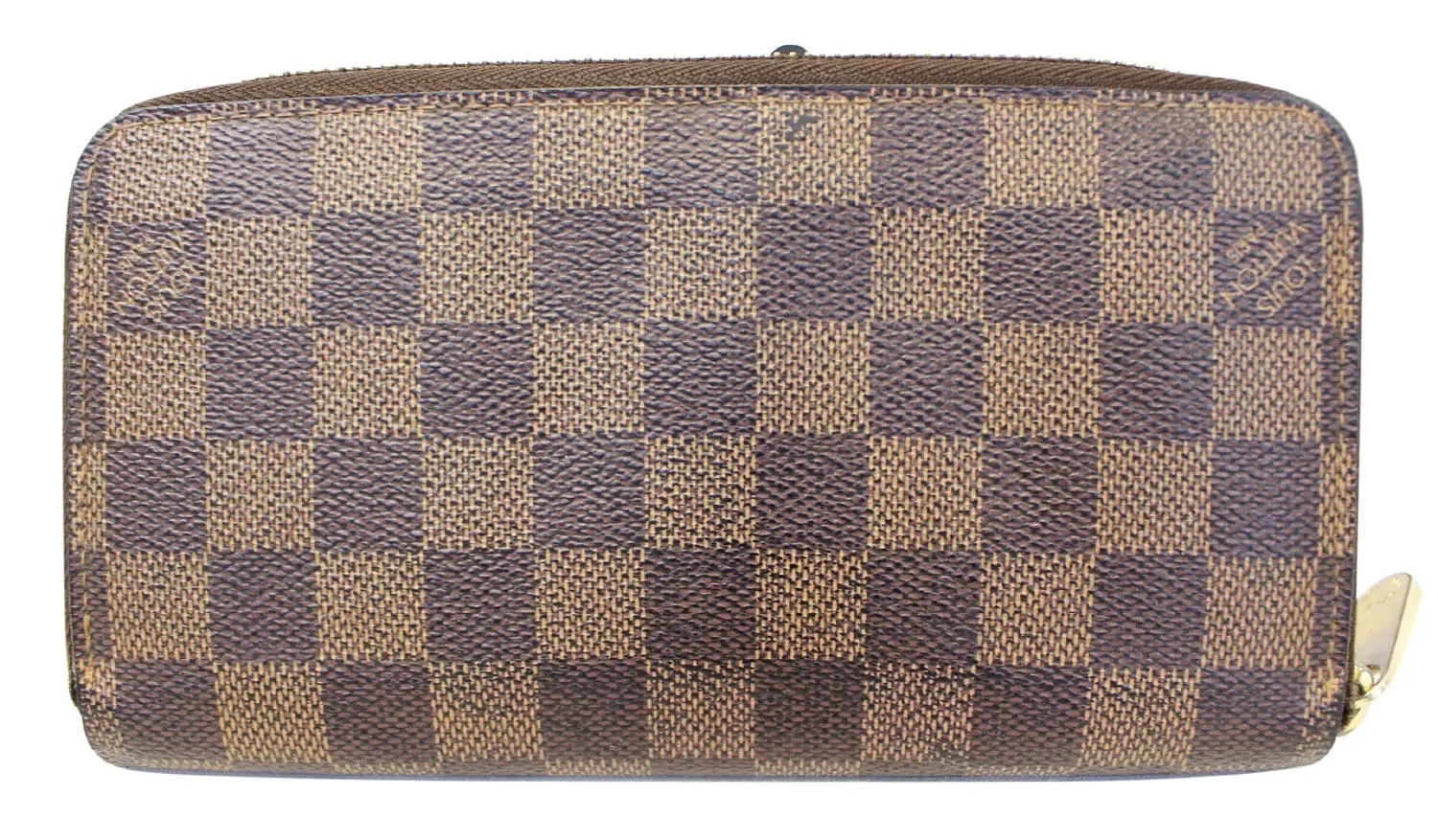 LOUIS VUITTON Damier Ebene Zippy Long Wallet