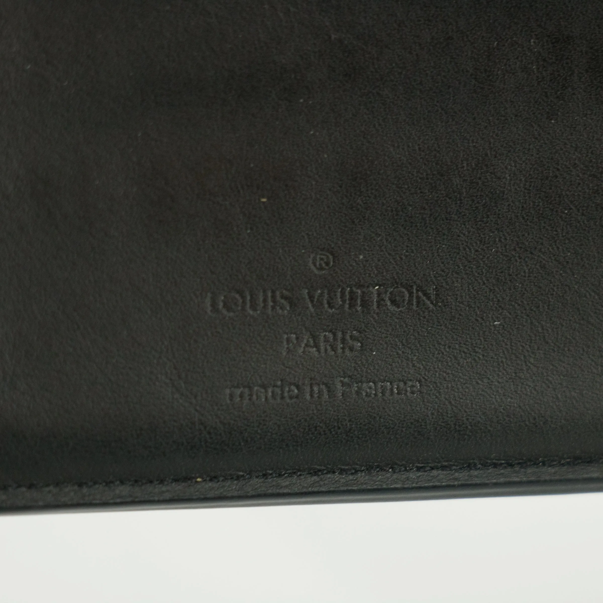 Louis Vuitton Damier Infni Blue & Black Bifold Wallet #3007