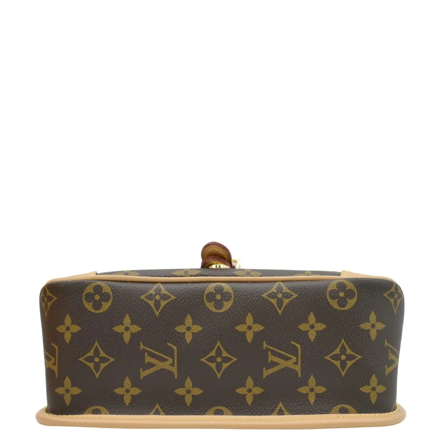 LOUIS VUITTON Diane Monogram Canvas Shoulder Bag Brown