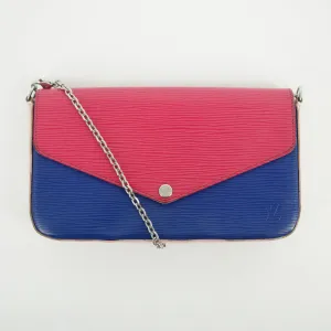 Louis Vuitton Epi Tricolor Felicie Wallet on Chain #3067
