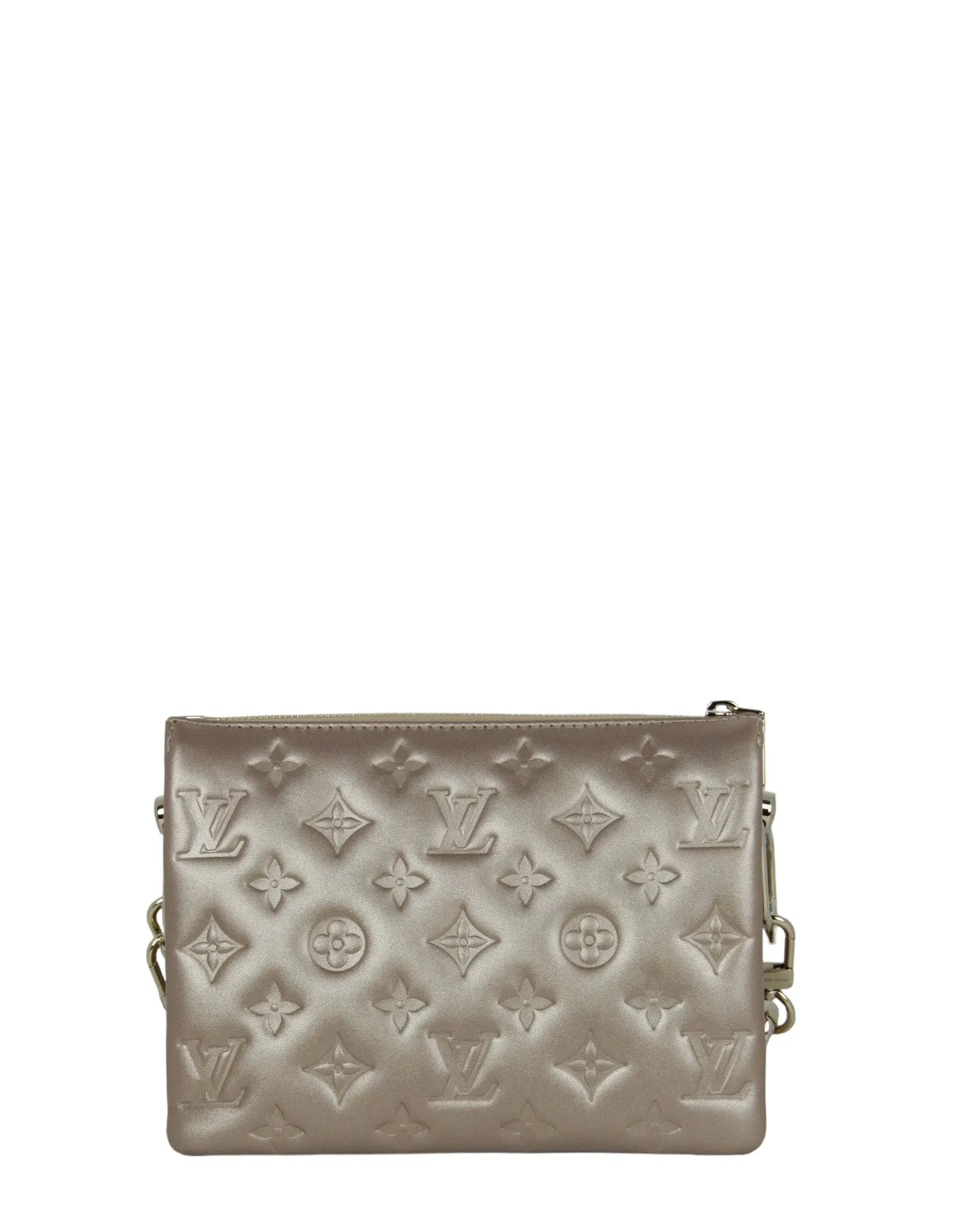 Louis Vuitton Gold Embossed Monogram Coussin BB Crossbody