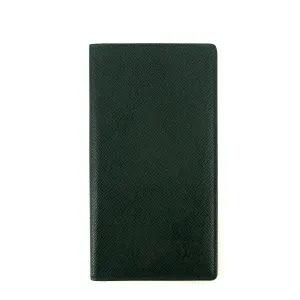 Louis Vuitton Green Taiga Long Wallet #3078