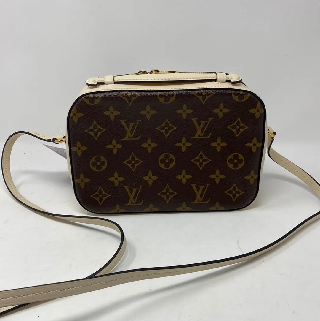 Louis Vuitton Monogram Ivory Saintonge Crossbody