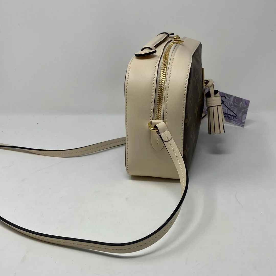 Louis Vuitton Monogram Ivory Saintonge Crossbody