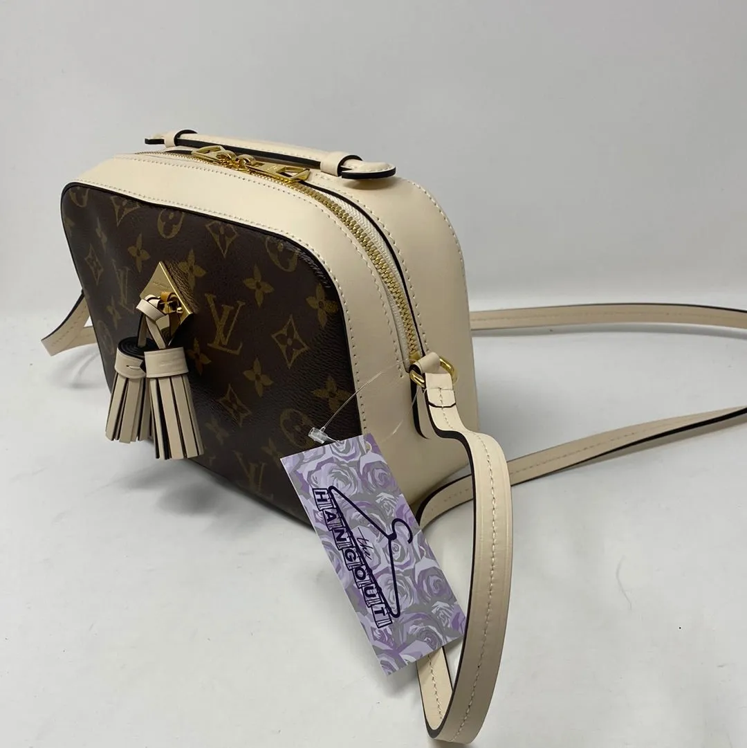 Louis Vuitton Monogram Ivory Saintonge Crossbody