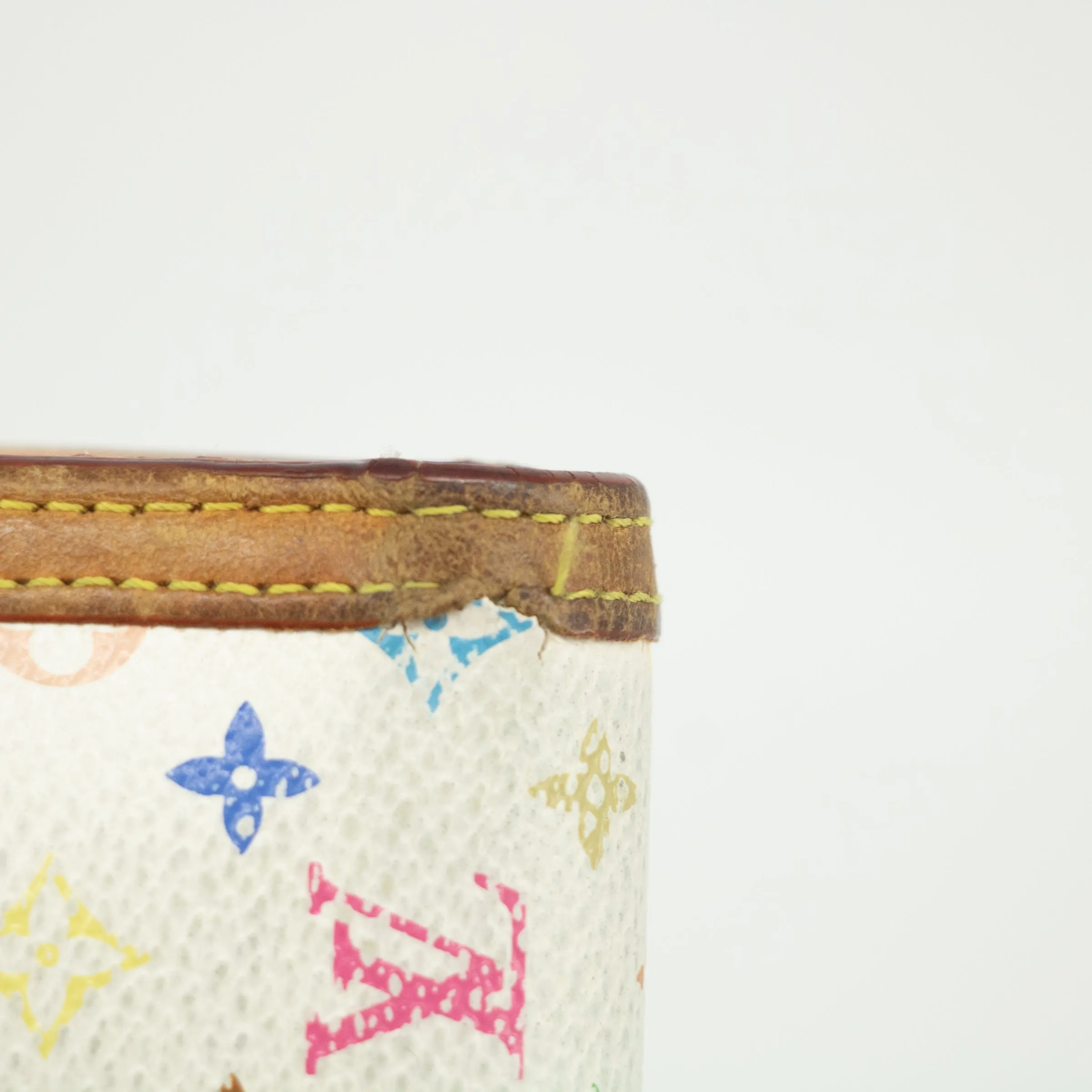 Louis Vuitton Multicolor Canvas Kisslock Wallet #973