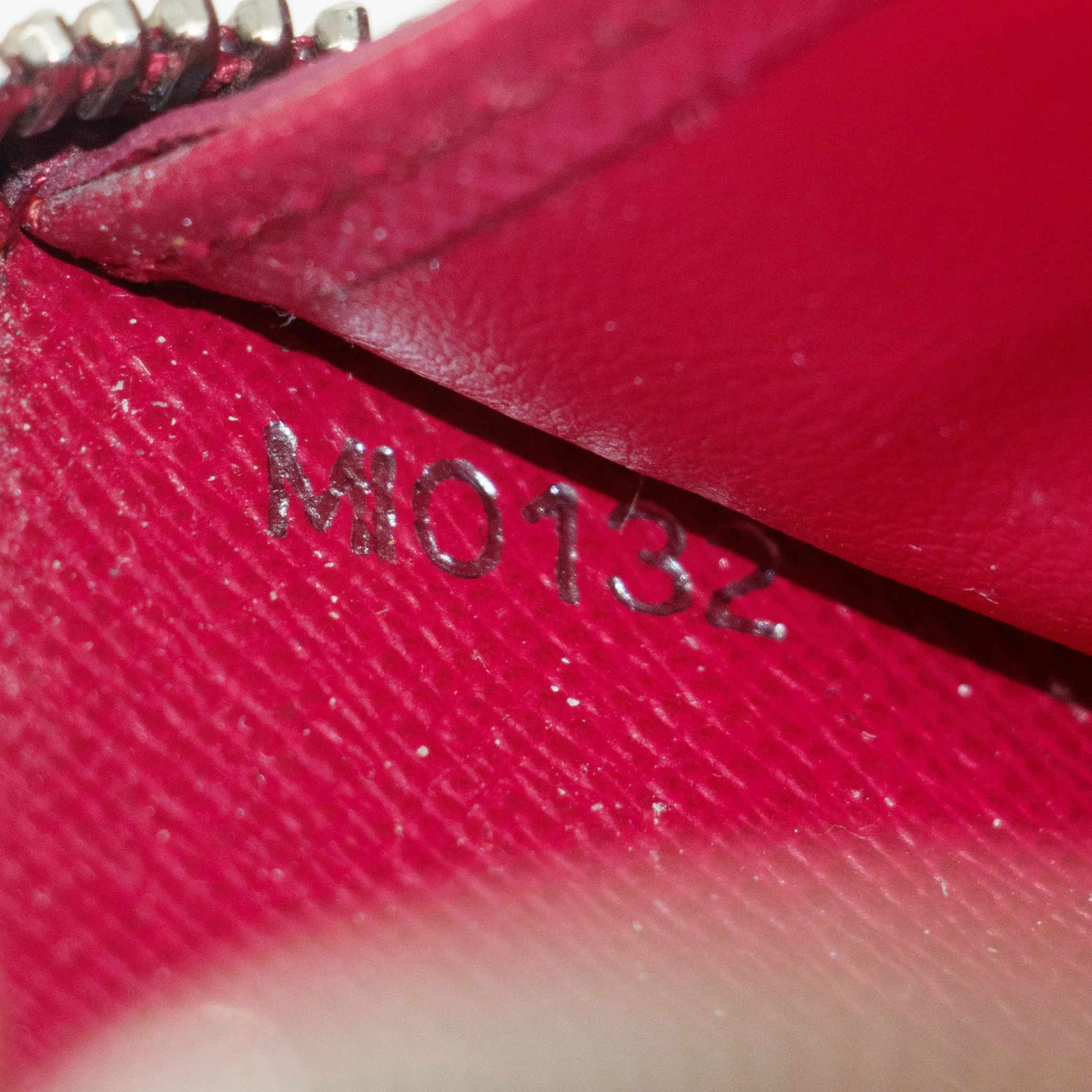 Louis Vuitton Red Epi Leather Zippy Wallet #3288