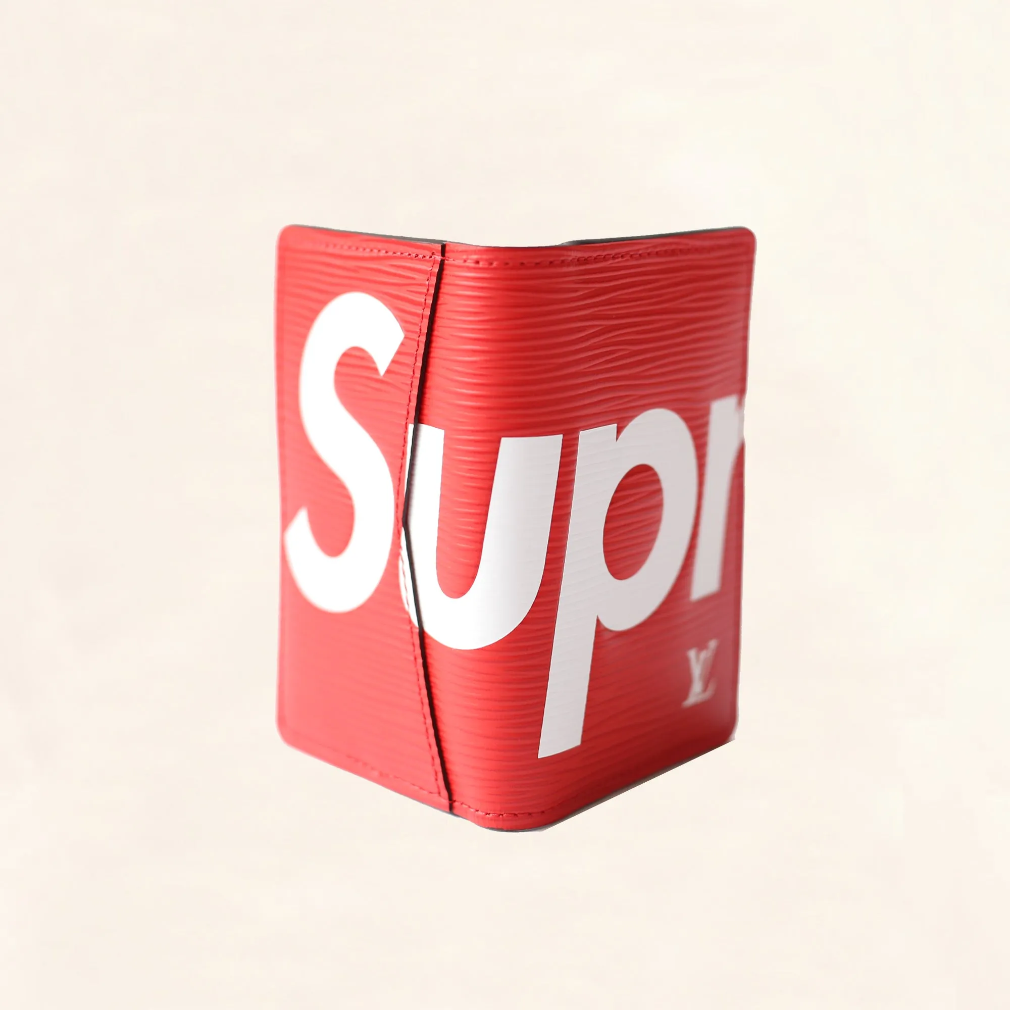 Louis Vuitton | Supreme Epi Pocket Organizer Wallet | Red