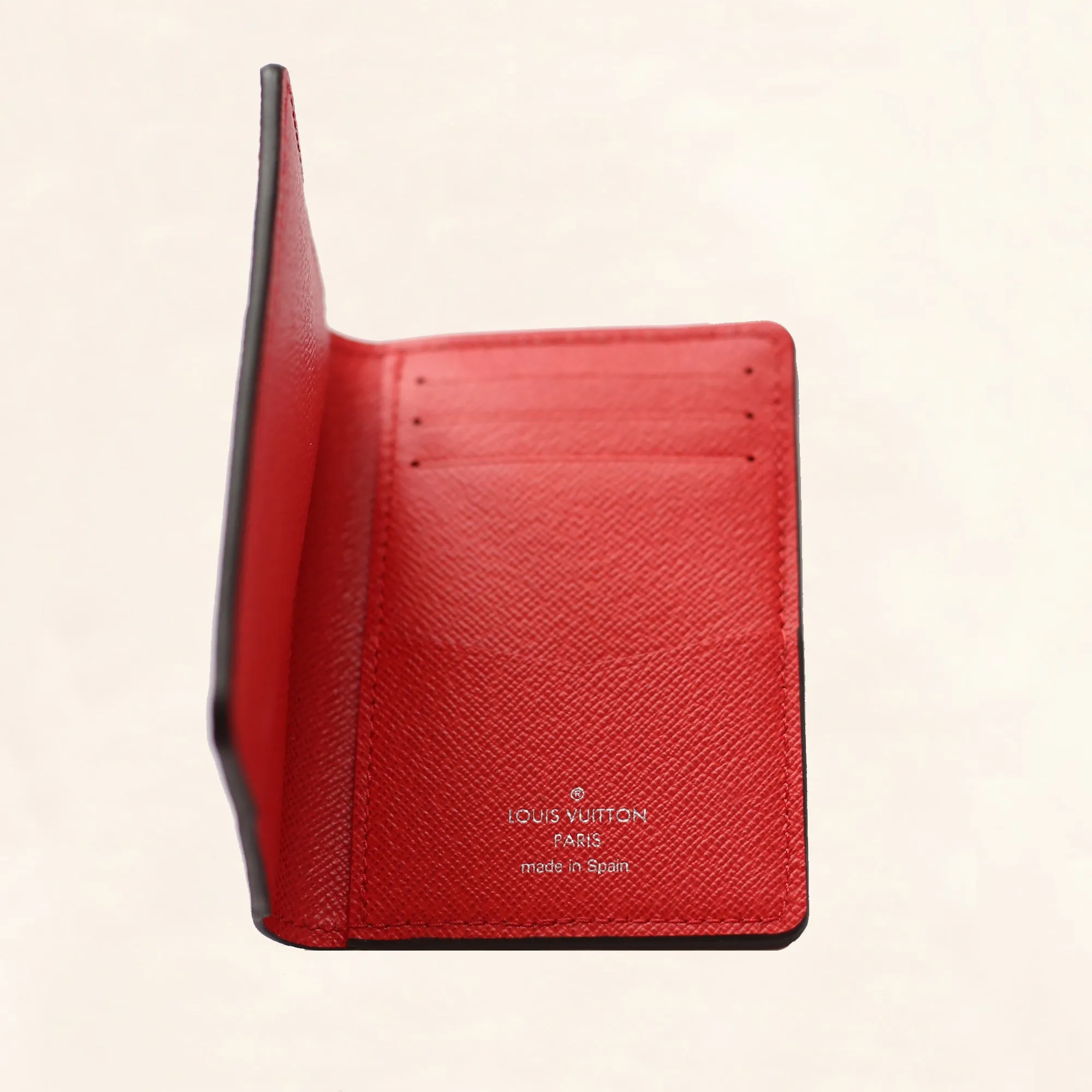 Louis Vuitton | Supreme Epi Pocket Organizer Wallet | Red