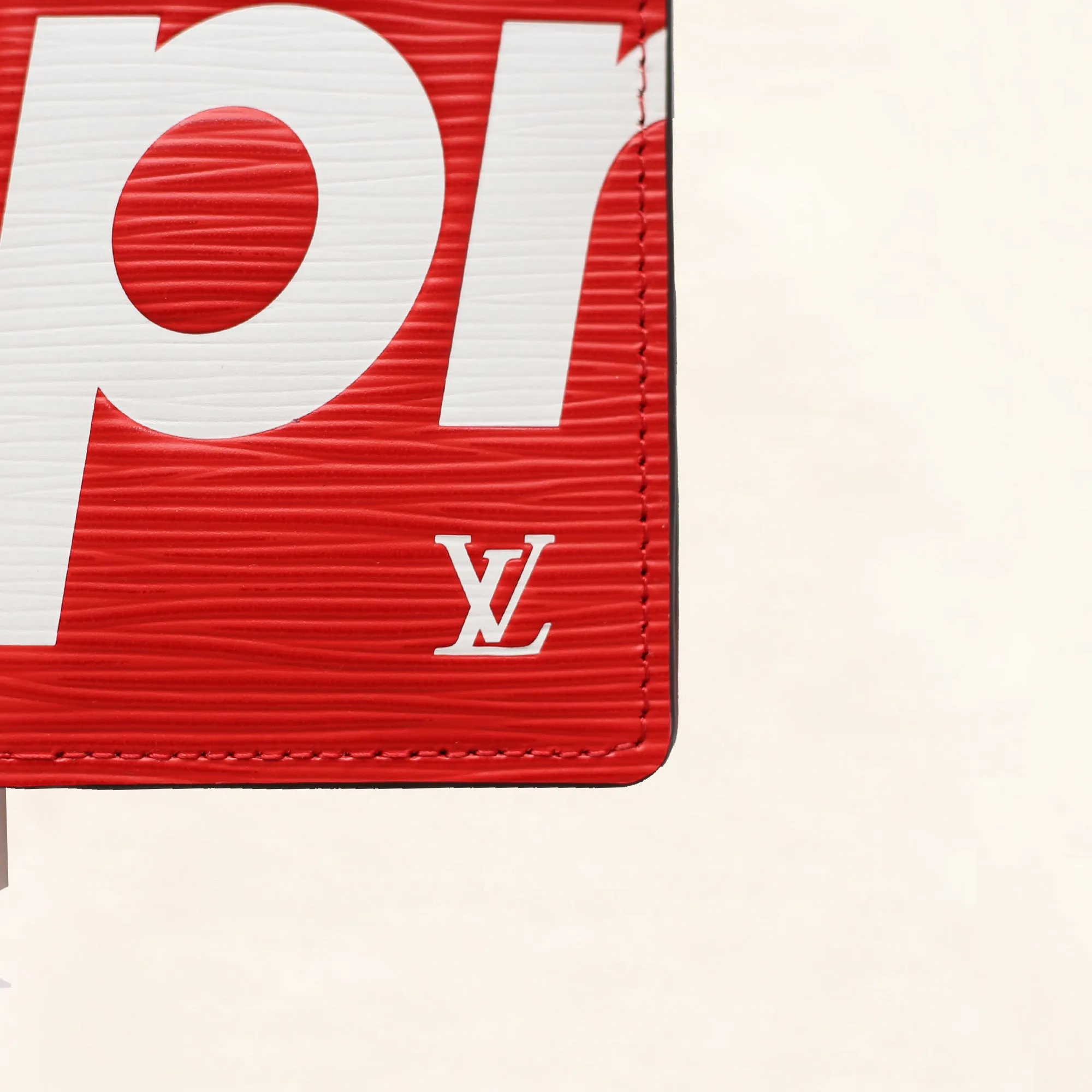 Louis Vuitton | Supreme Epi Pocket Organizer Wallet | Red