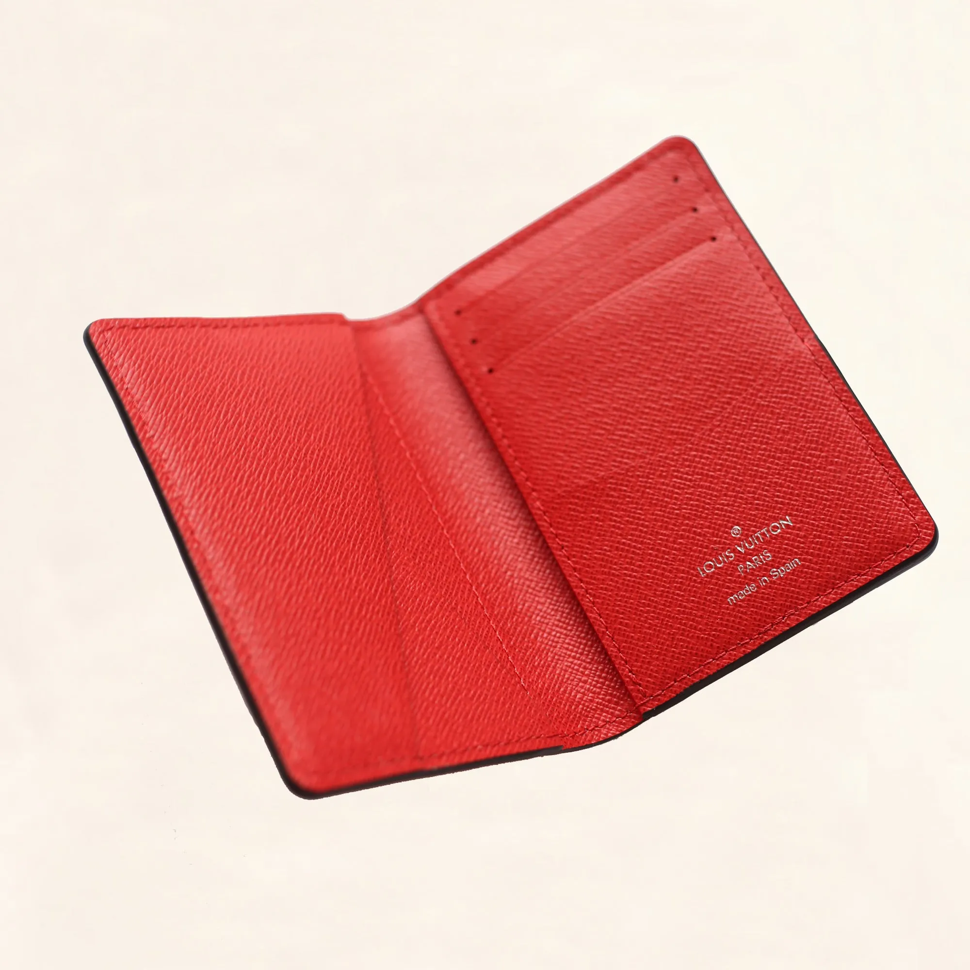 Louis Vuitton | Supreme Epi Pocket Organizer Wallet | Red