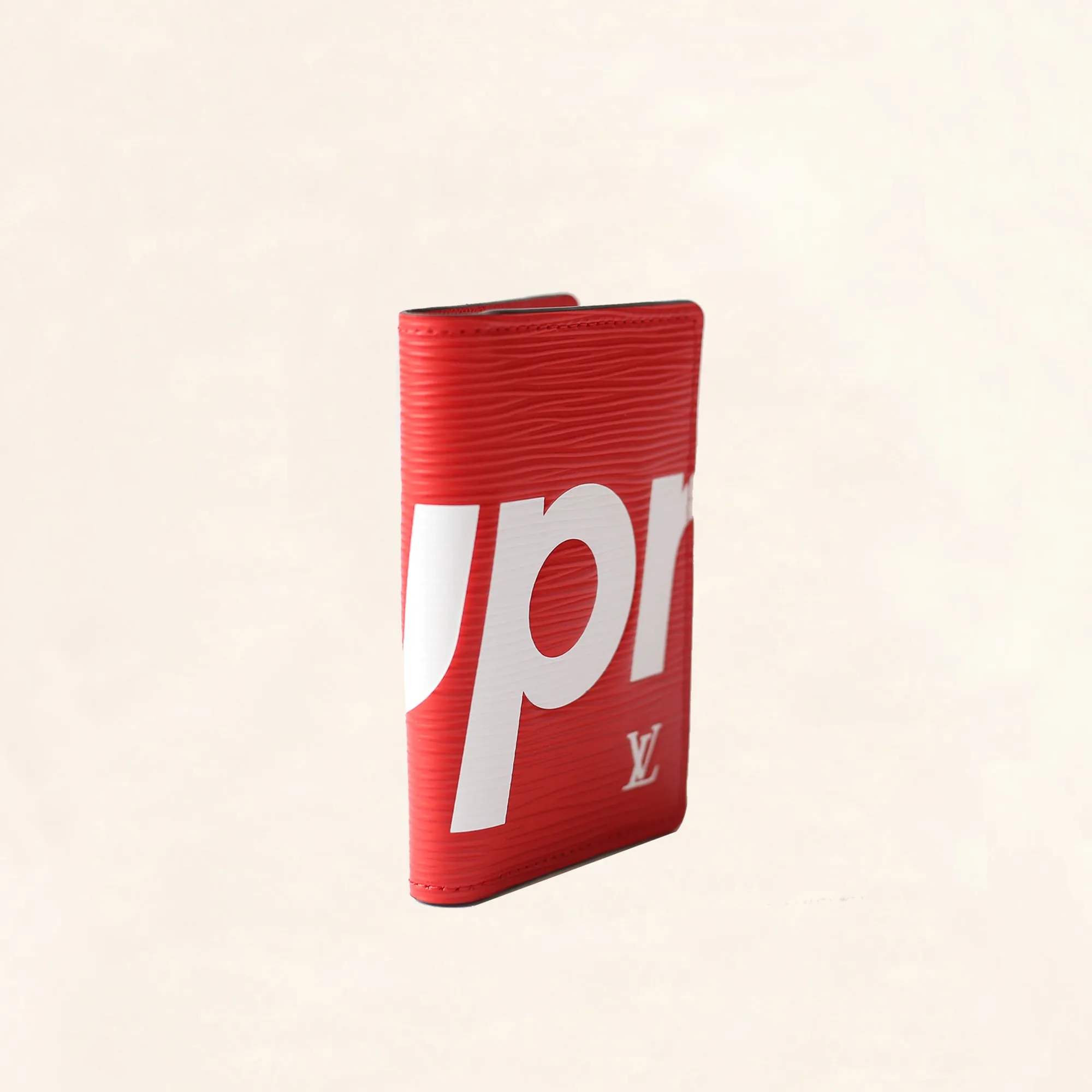Louis Vuitton | Supreme Epi Pocket Organizer Wallet | Red