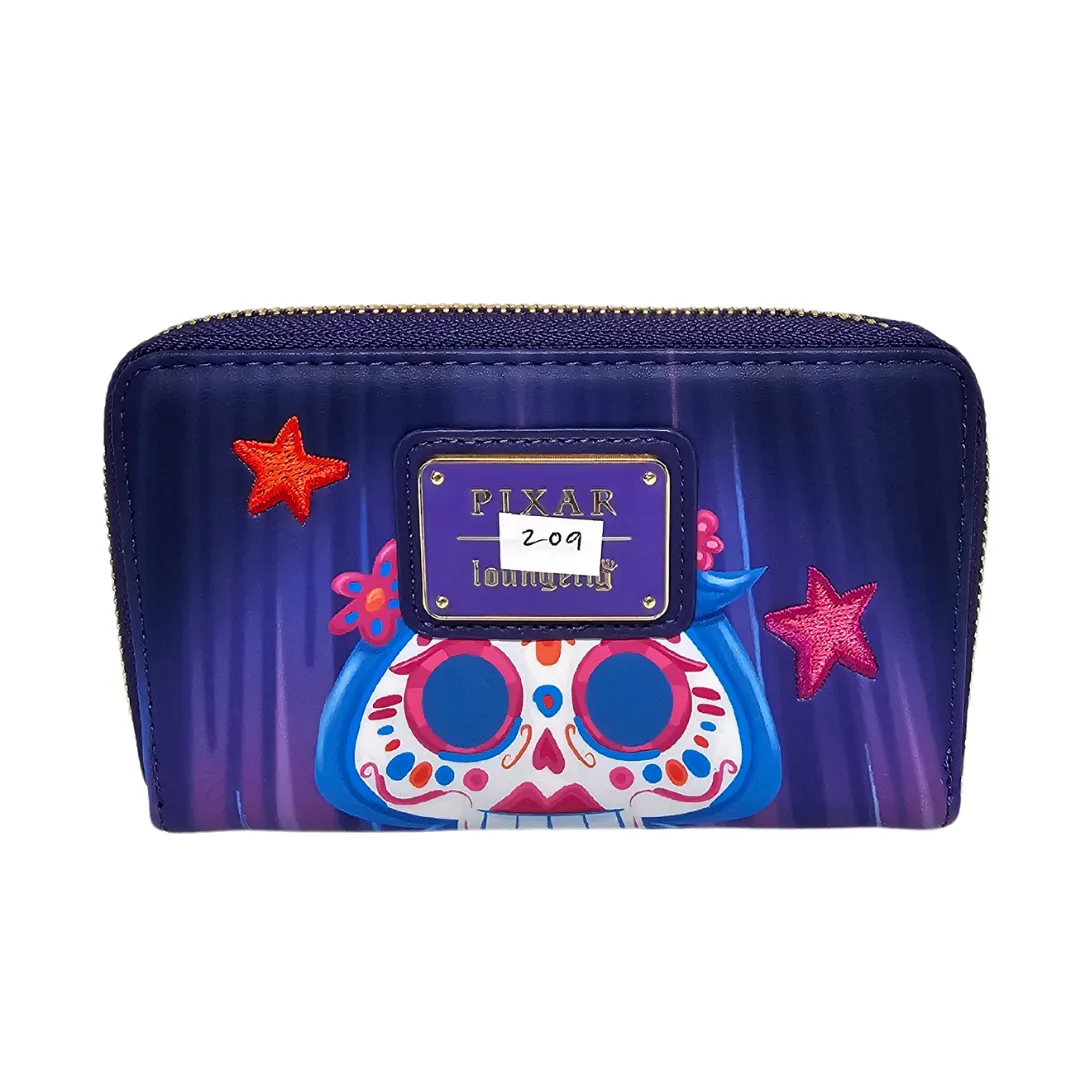 Loungefly Pixar Moments Coco Miguel and Hector Performance Zip Around Wallet DEFECTIVE #209