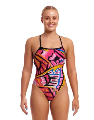 Lover Flies Strapped In Swimsuit - Multi