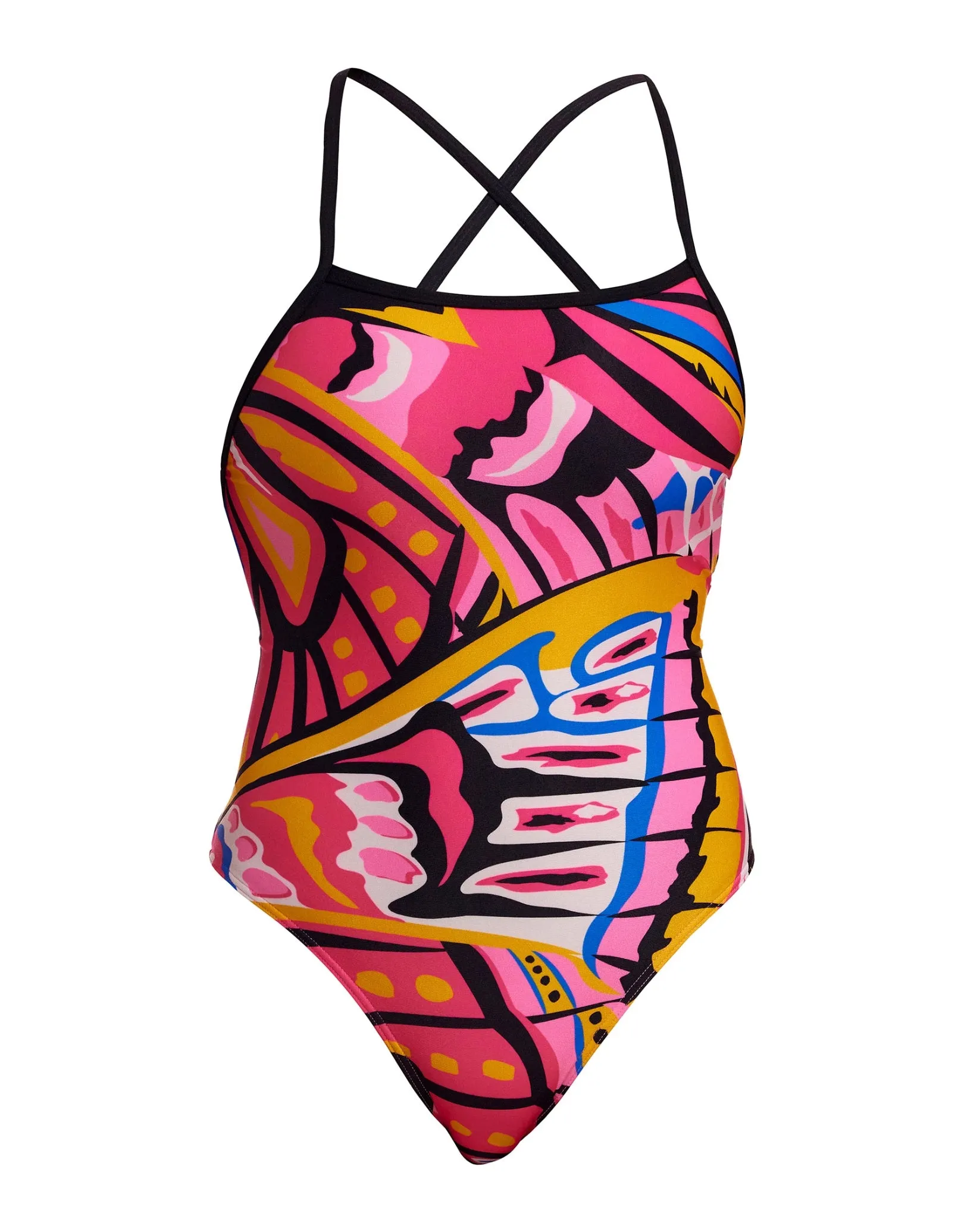 Lover Flies Strapped In Swimsuit - Multi
