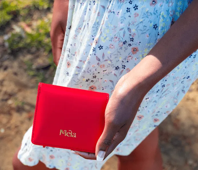 Luca Apple Leather Vegan Wallet | Lipstick Red