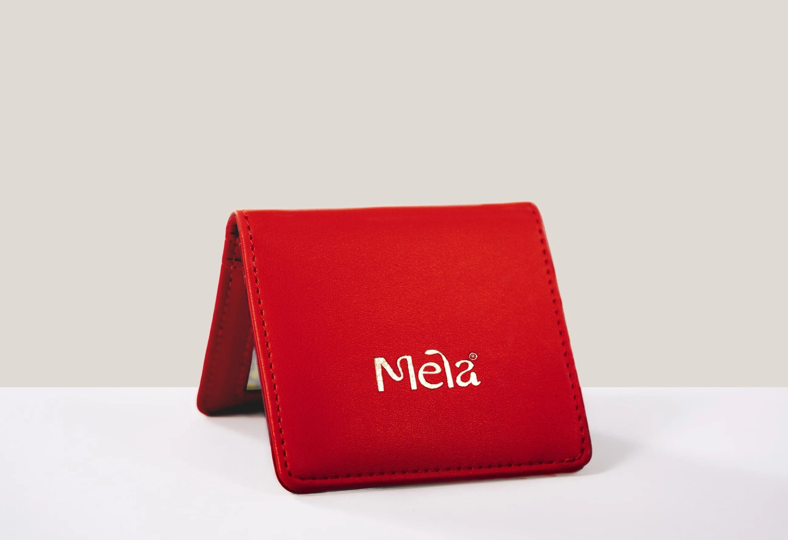 Luca Apple Leather Vegan Wallet | Lipstick Red