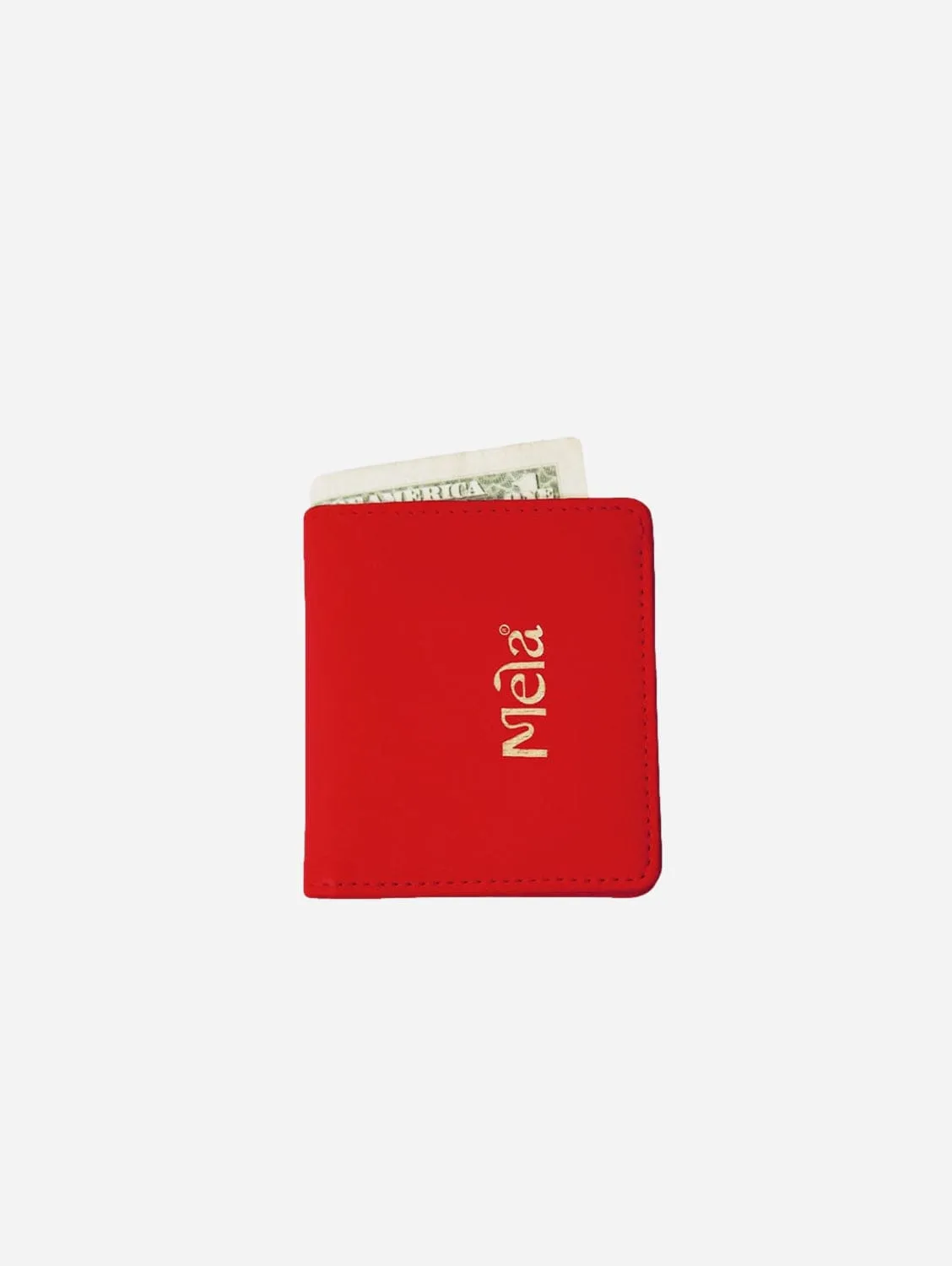 Luca Apple Leather Vegan Wallet | Lipstick Red