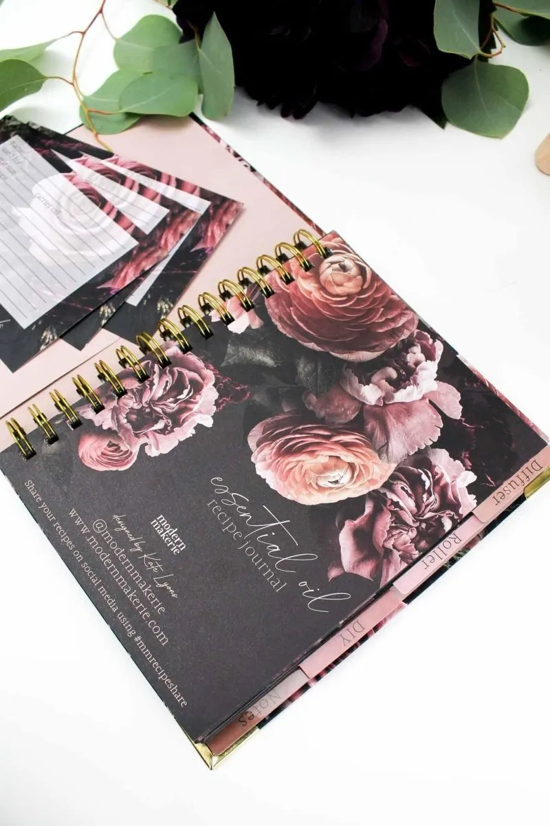 Lush Essential Oil Recipe Journal