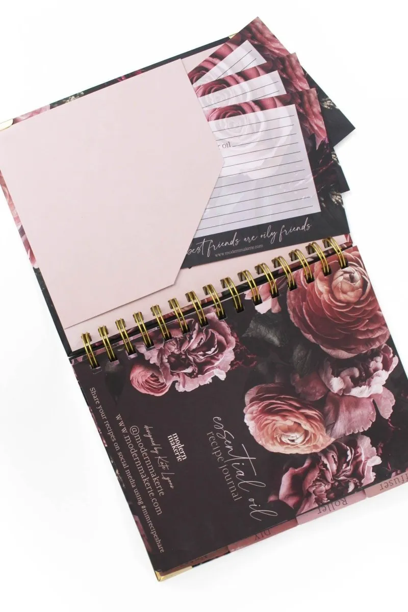 Lush Essential Oil Recipe Journal