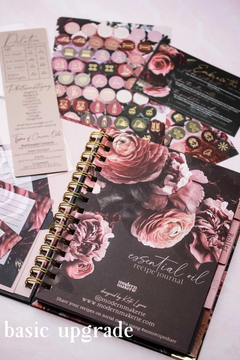 Lush Essential Oil Recipe Journal