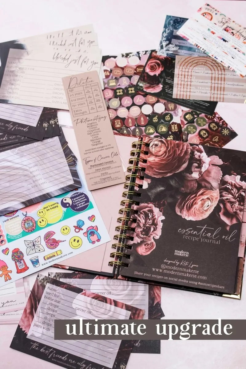 Lush Essential Oil Recipe Journal
