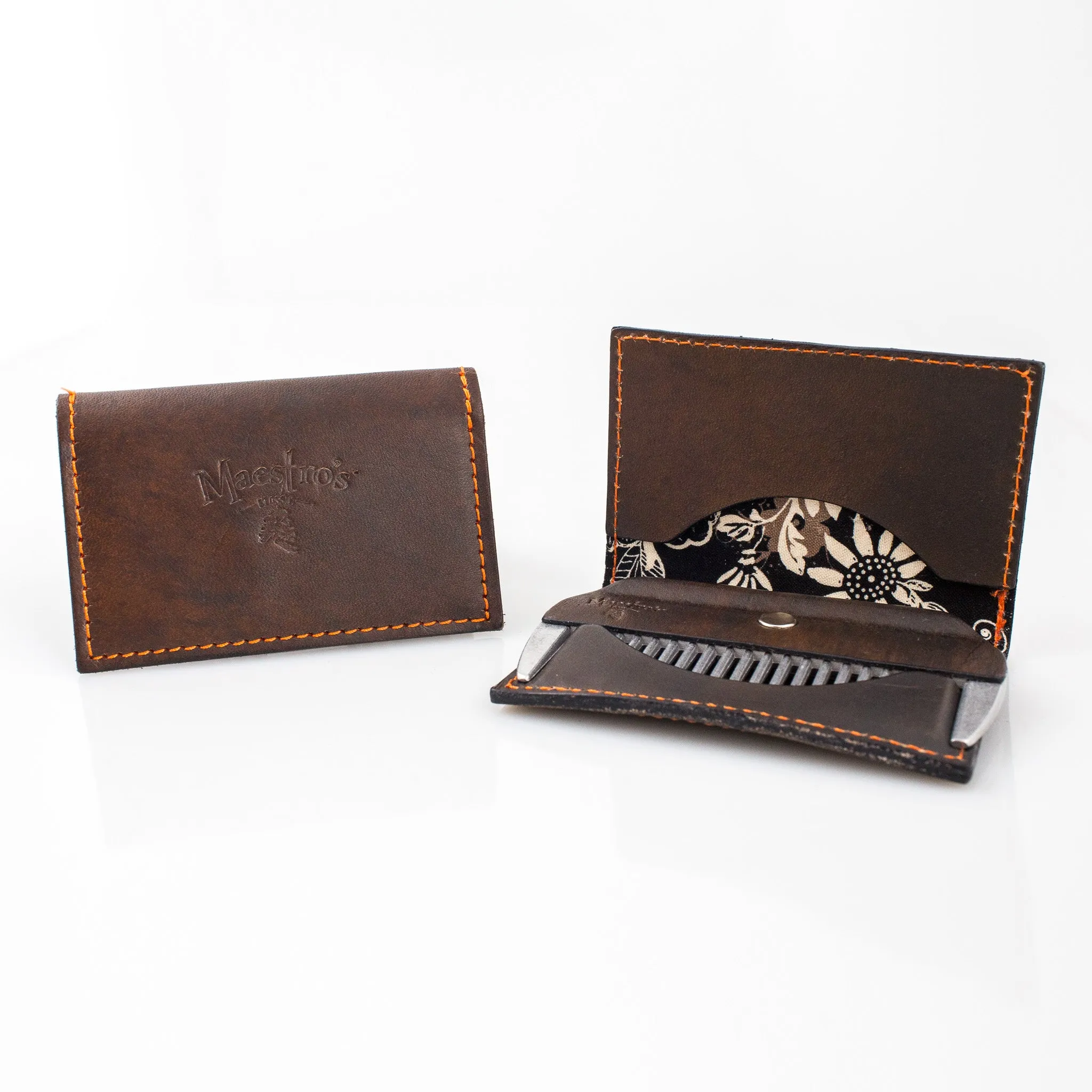Maestro's Only - Minimalist Wallet with Beard Comb