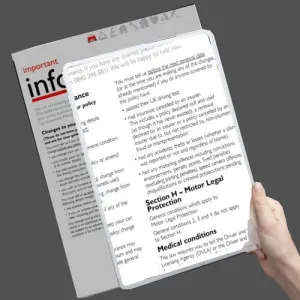 Magnifier Fresnel Rigid Full Page