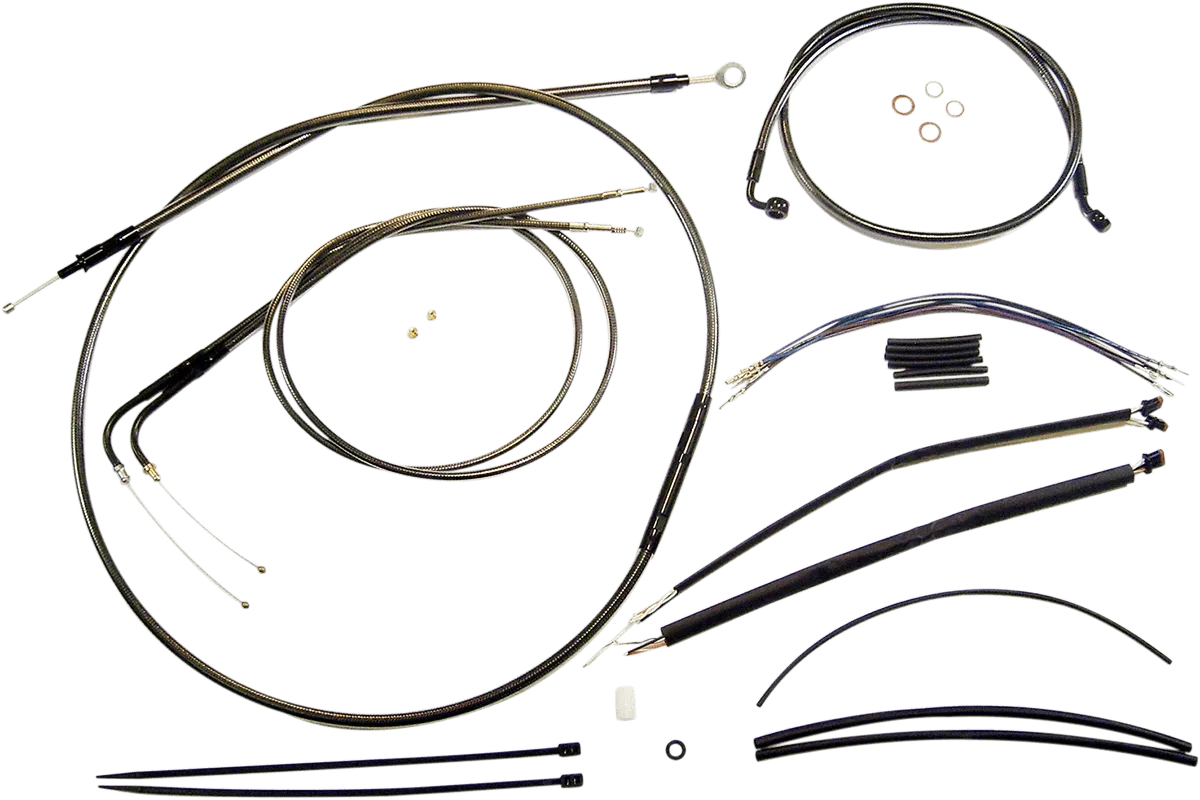 Magnum 487271 Black Pearl Handlebar Installation Kit for 12-14in. Ape