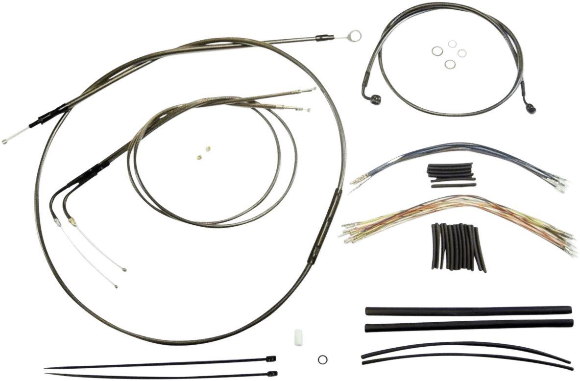 Magnum 487571 Black Pearl Handlebar Installation Kit for 12-14in. Ape